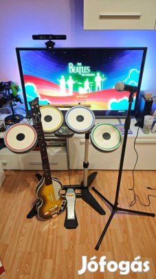Guitar Hero / Rockband '"The Beatles" Szett Xbox 360 (Dob Gitár Játék)