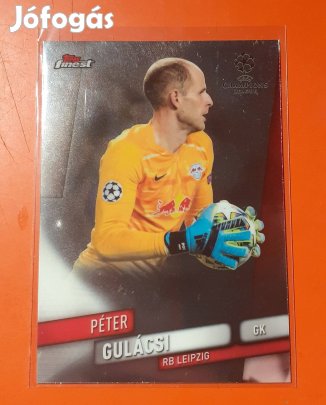 Gulácsi Péter Topps Finest focis kártya