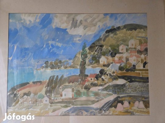 Gulyás Dénes Part címu festménye