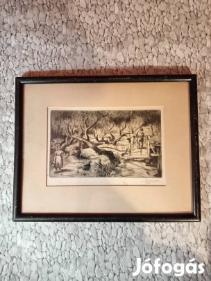 Gulyás Ferenc rézkarc