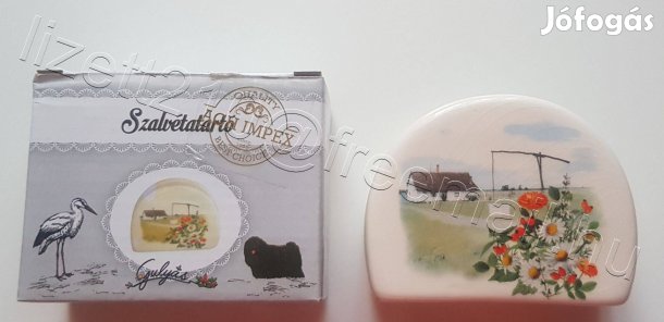 Gulyás kerámia szalvétatartó új bontatlan több darab