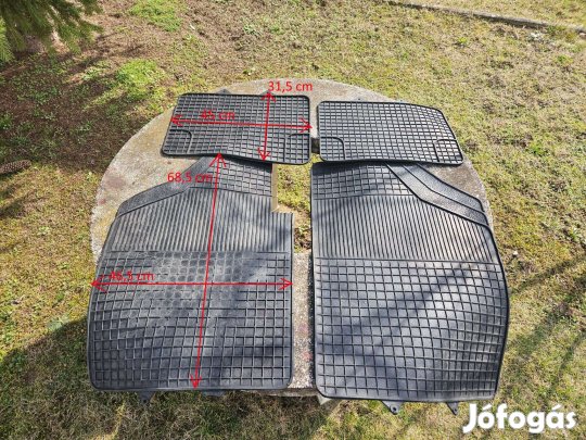 Gumi autószőnyeg szett - univerzális