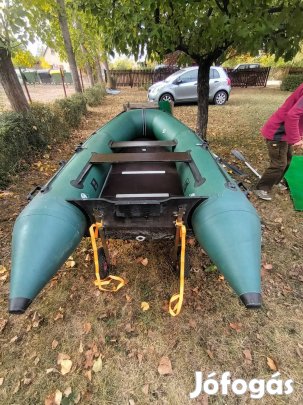 Gumihajó + yamaha 2 ütemű csónakmotor