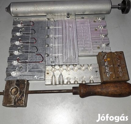 Gumihal és ólom öntő formák 