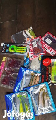 Gumihalak plasztik csalik savagear , crazy fish stb