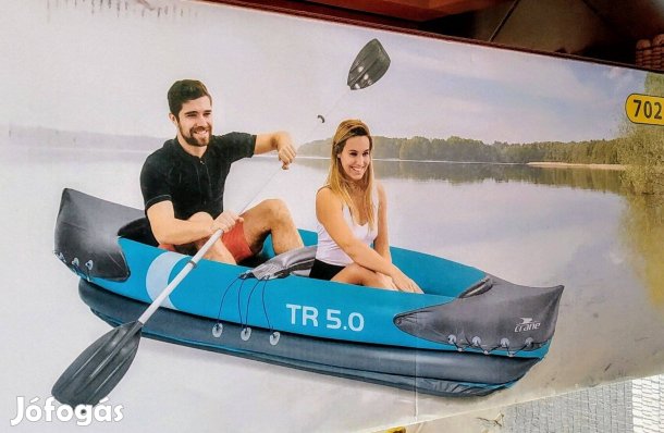 Gumikajak kétszemélyes tengervíz álló 160 kg 330 cm Eredeti dobozában