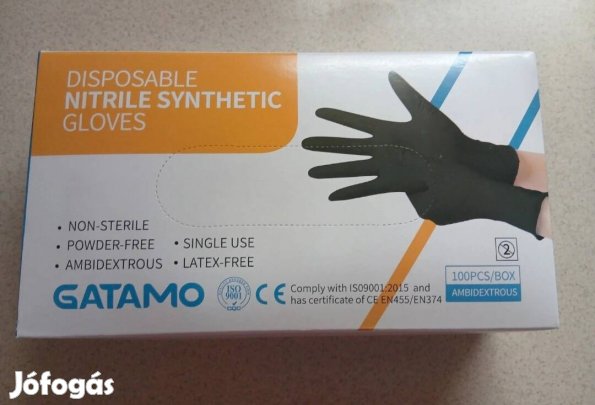 Gumikesztyű 100 darab XL