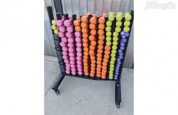 Gumírozott egykezes súlyzók