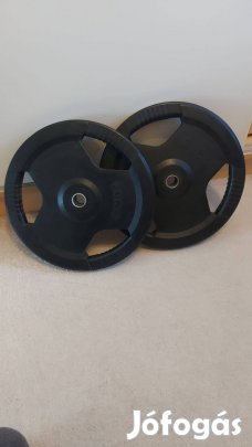 Gumirozott súlytárcsa fogantyus 20kg