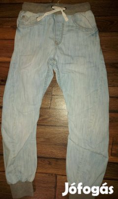 Gumis aljú világokék farmernadrág