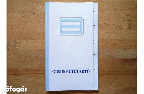 Gumis betűtartó iskolába féláron Új