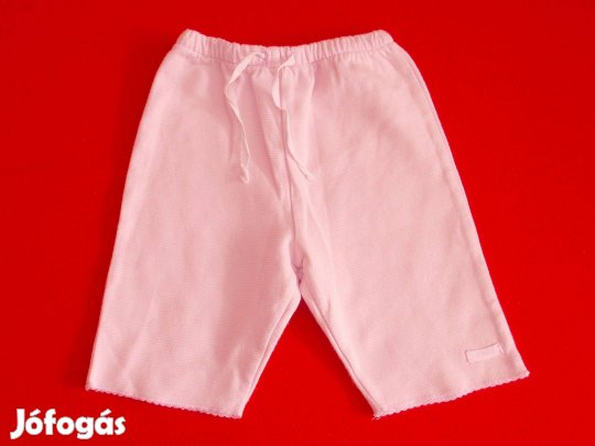 Gumis derekú rózsaszín nadrág 68-as, 6-9 hós kislányra