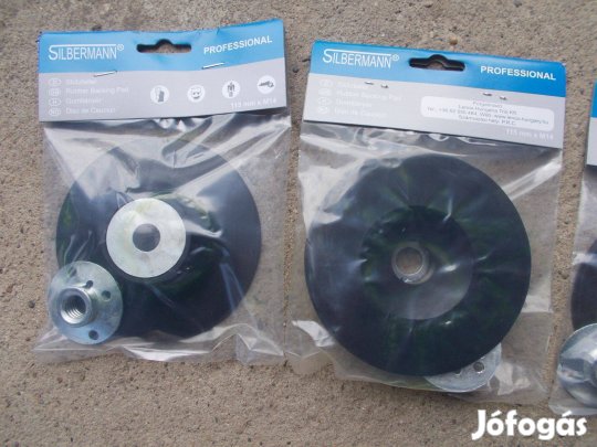 Gumitányél fibertárcsához, 115 mm, M14