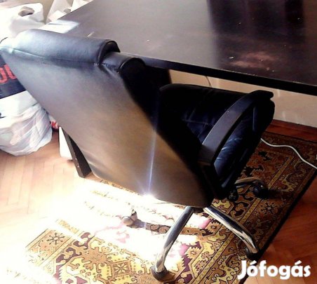 Gurulós Íróasztal bőrfotel eladó
