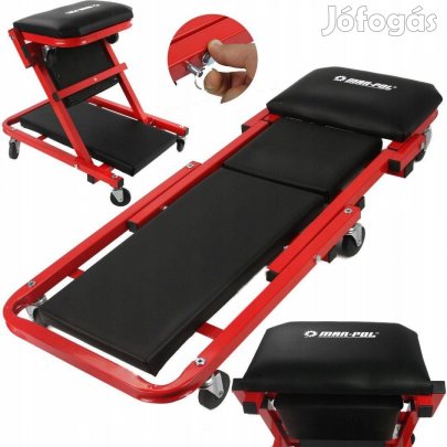 Gurulós aláfekvő és szerelő szék 2 az 1 ben M80093