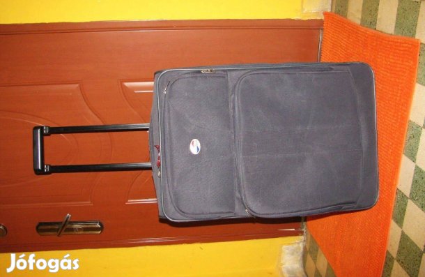 Gurulós bőrönd 65x42x28 American Tourister újszerű szép vászon