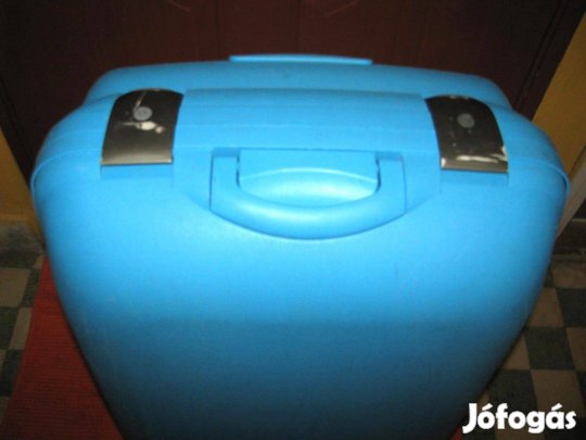 Gurulós bőrönd 82x50x30 számzár törhetetlen 5 zár4 g ritka áralatt