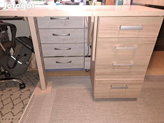 Gurulós kinyitható íróasztal, asztal