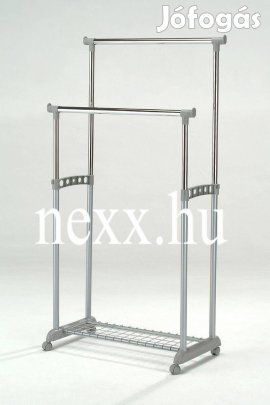 Gurulós ruhaállvány | Q-49 | ruhaállvány, álló fogas, új