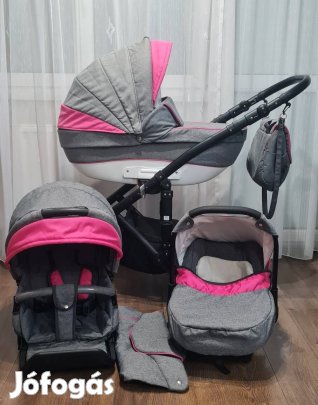 Gusio Florencia 3in1 multifunkciós babakocsi szép állapotban 87.000FT