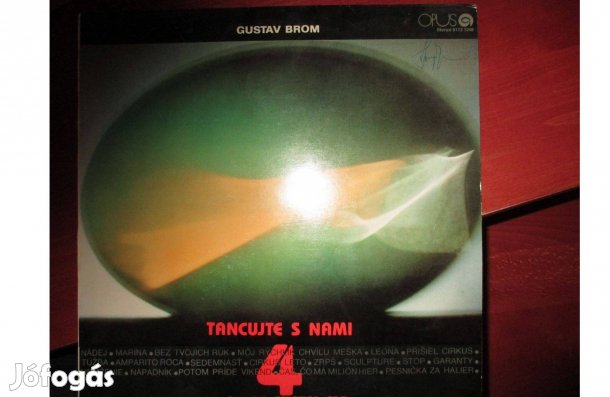 Gustav Brom bakelit hanglemez eladó