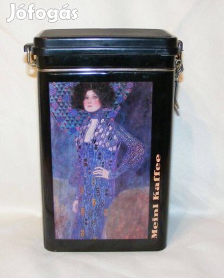 Gustav Klimt csatos fémdoboz, díszdoboz