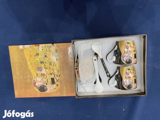 Gustav Klimt kávés készlet