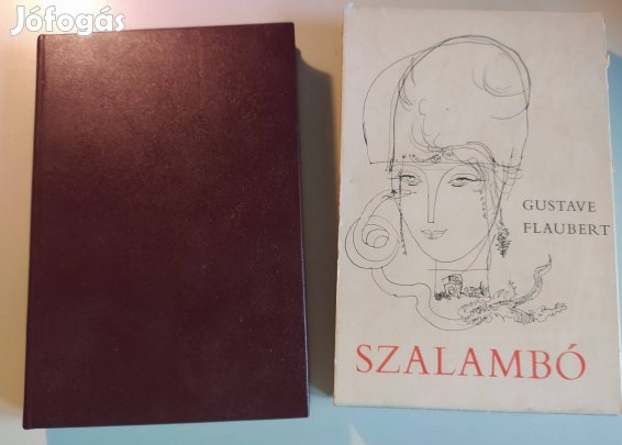 Gustave Flaubert Szalambó számozott, bőkötéses példány borítójával)