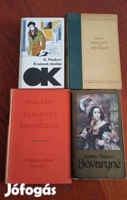 Gustave Flaubert könyvcsomag / 4 db könyv