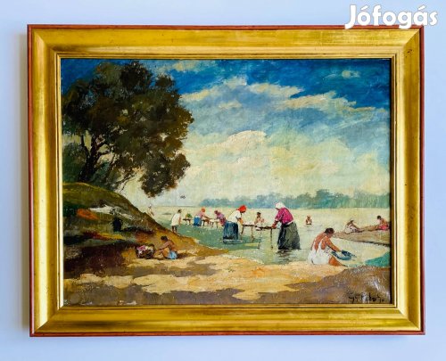 Gy.Riba János olajfestmény