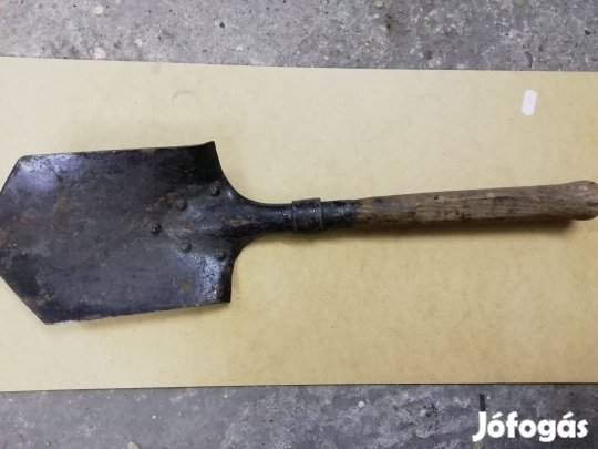 Gyalogsági ásó Magyar régi Katonai szép db