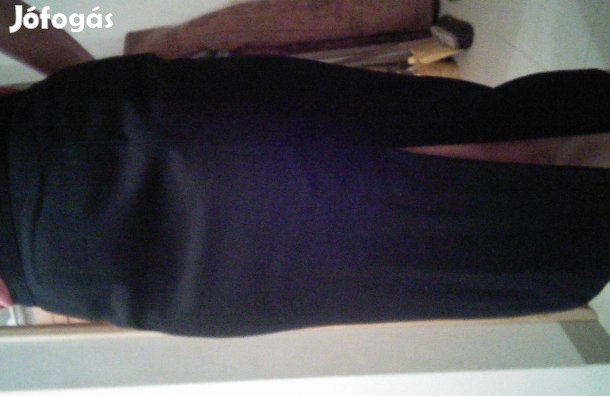 Gyapjú fekete bélelt női ceruza szoknya ceruzaszoknya