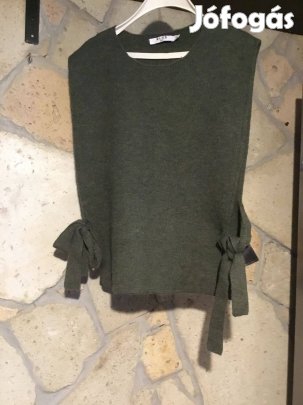 Gyapjú mellény ( XS ) - új, cimkés, varrás nélküli, megkötős