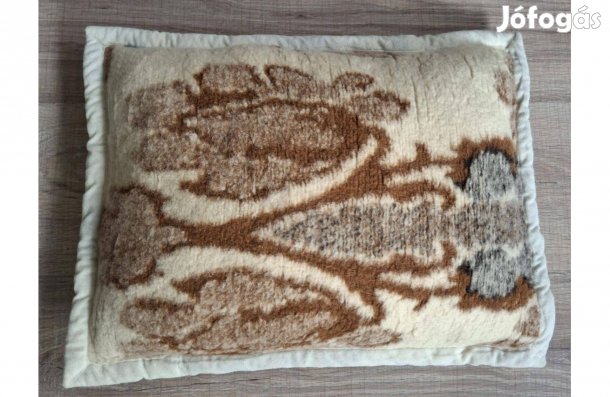 Gyapjú párnahuzat párnával