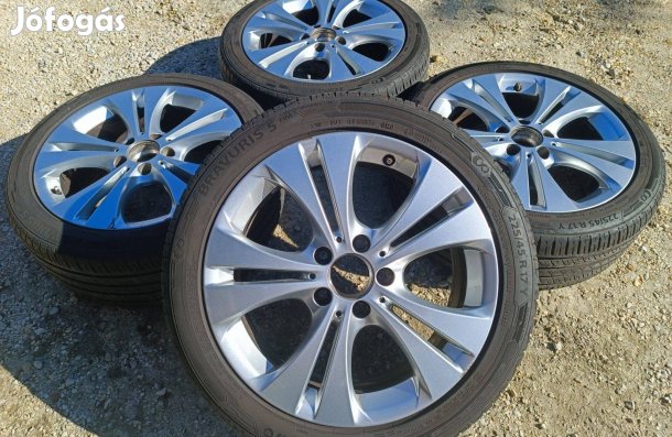 Gyári Mercedes C B 17" alufelni szenzor nyárigumikkal 17 felni 5x112
