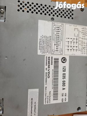 Gyári Skoda Navigáció