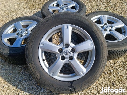 Gyári Toyota 17" Rav4 alufelni felni 17-es négyévszakos 2021 gumik 17