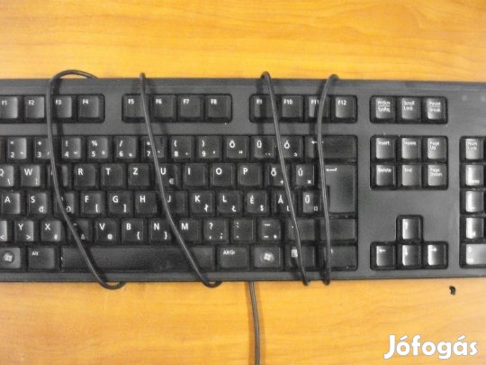 Gyári USB magyar Dell fekete billentyűzet leárazás!!!