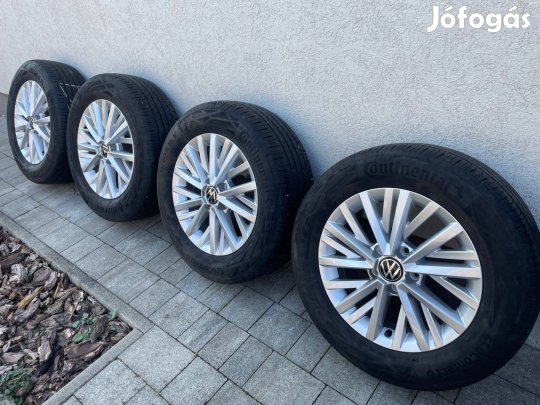 Gyári Volkswagen VW alufelni garnitúra gumival 16"