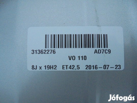 Gyári XC 90-es alufelni + T.P.M.S szenzor kitűnő állapotban