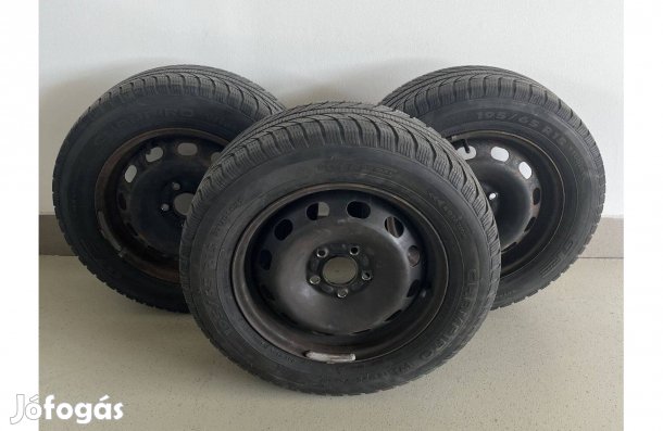 Gyári acélfelni 15" téli gumival