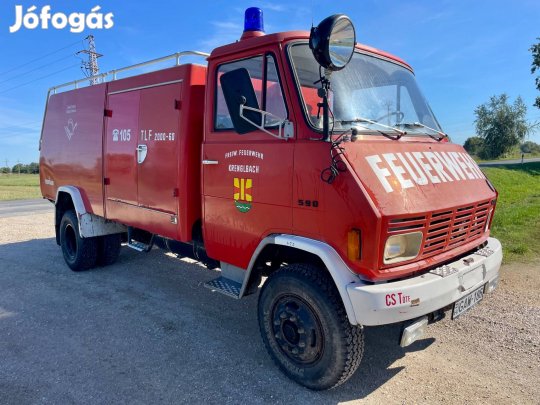 Gyári tűzoltó autó Steyr 590 1973-evj, 16 000 km