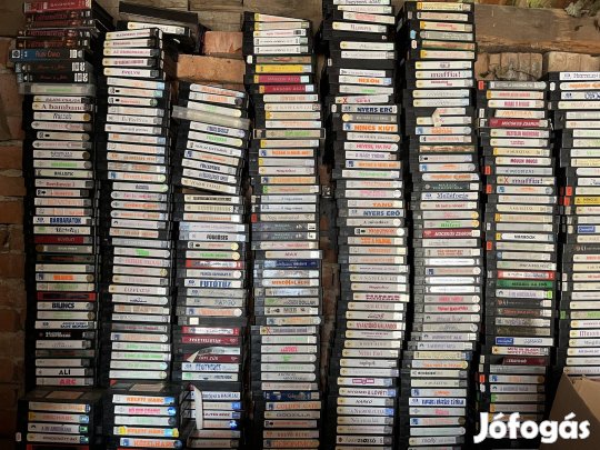 Gyári vhs kazetták 50 darabos pakk