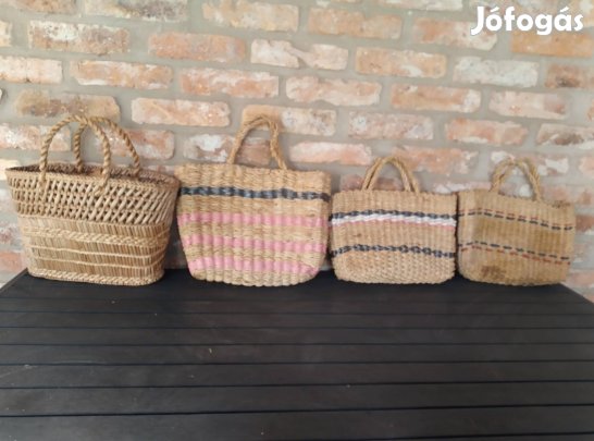 Gyékénytáskák - 4 db