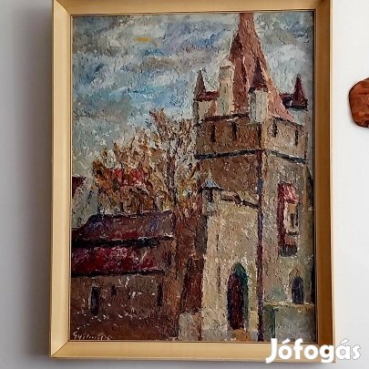 Gyelmis Lukács(1899-1979): Képcsarnokos kép