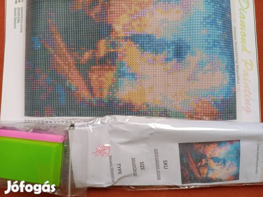 Gyémánt kifestő, gyémántszemes kirakós kép 20x30 cm