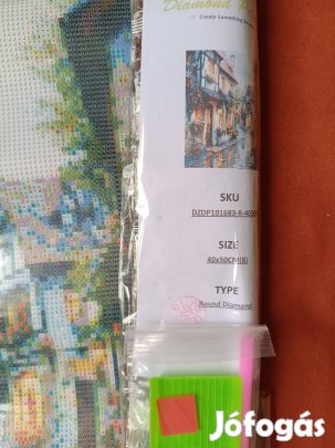 Gyémánt kifestő, gyémántszemes kirakós kép 40x50 cm