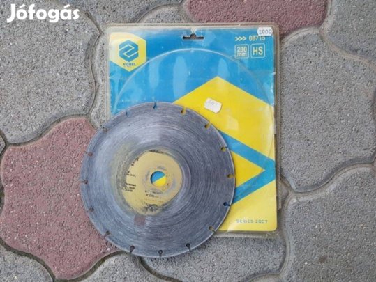 Gyémánt vágó tárcsa 230 mm hs nagy flex re való
