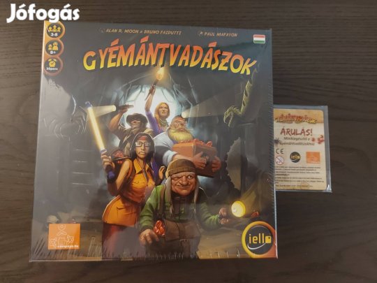 Gyémántvadászok bontatlan társasjáték minikiegészítővel