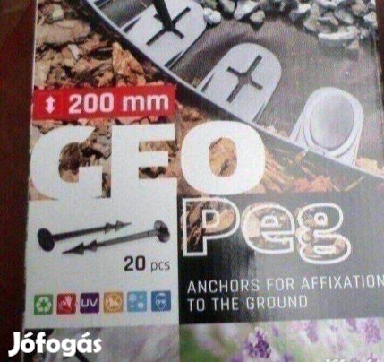 Gyepszegély ágyásszegély rögzítő Új